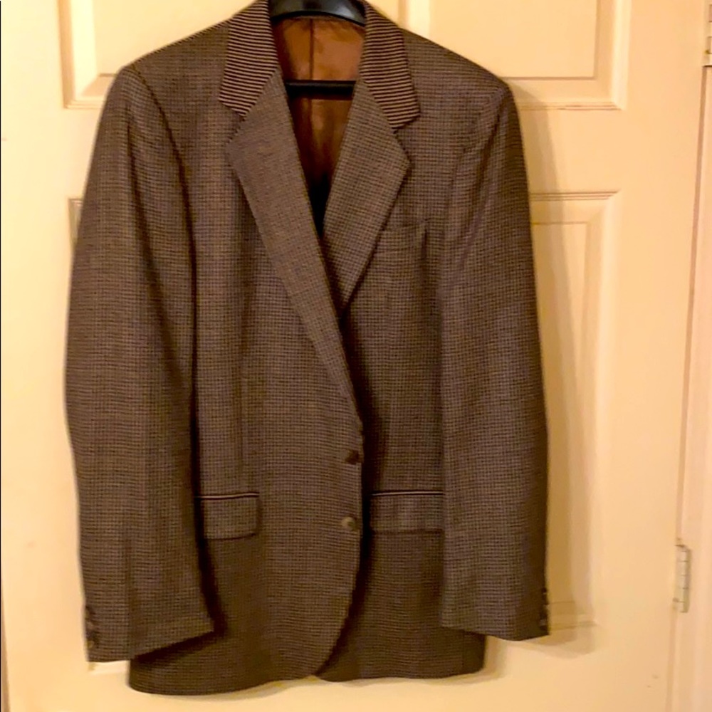 Tweed Wool Sport Coat 42 Long